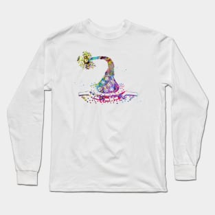 Neuron and synapse diagram Long Sleeve T-Shirt